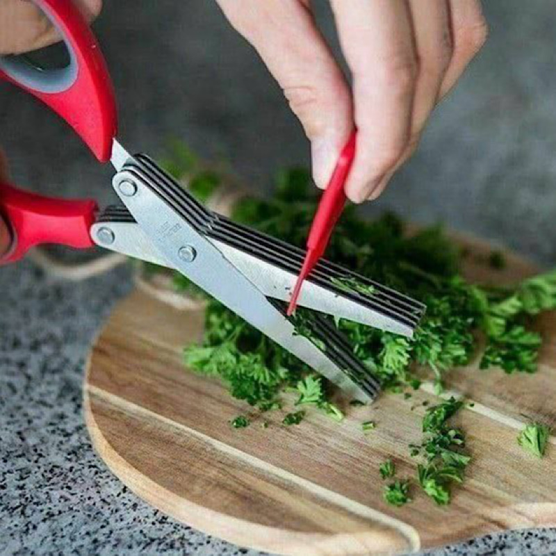 قیچی چند تیغه برش سبزیجات